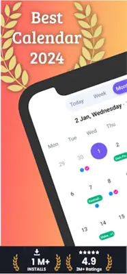 Business Calendar android App screenshot 0